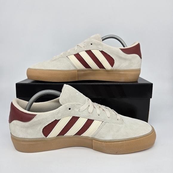 adidas Matchbreak Super Wonder White Preloved Ruby Gum Men's Shoes Size 9 New - Picture 4 of 8